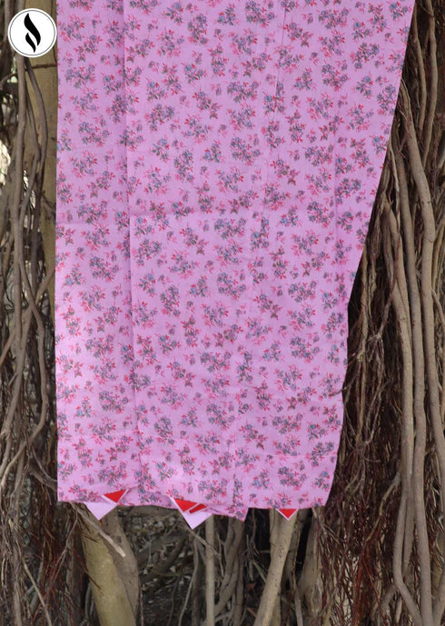 NZSC-509 Stiched 2 Piece Butterfly Pink Co Ord Set Lawn