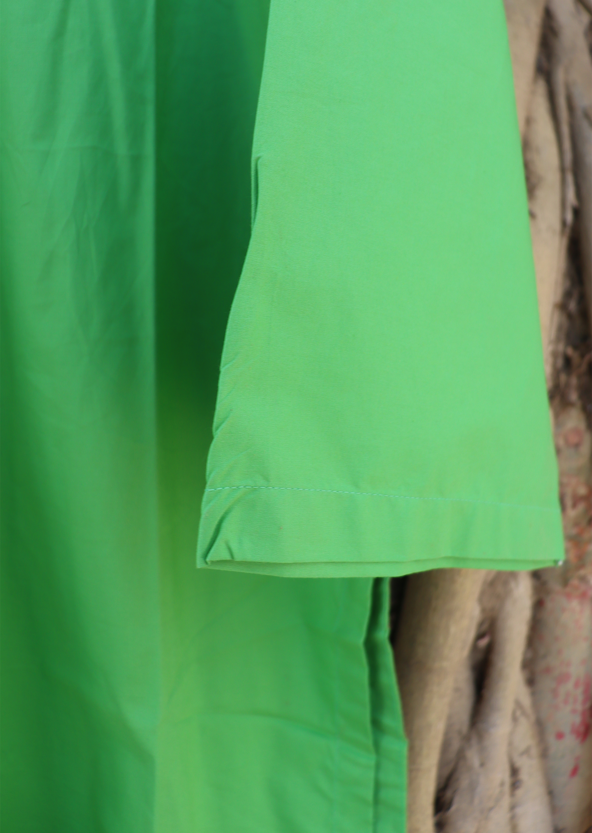 NZSC-1505 Stiched 2 Piece ligh green Co Ord Set Cotton